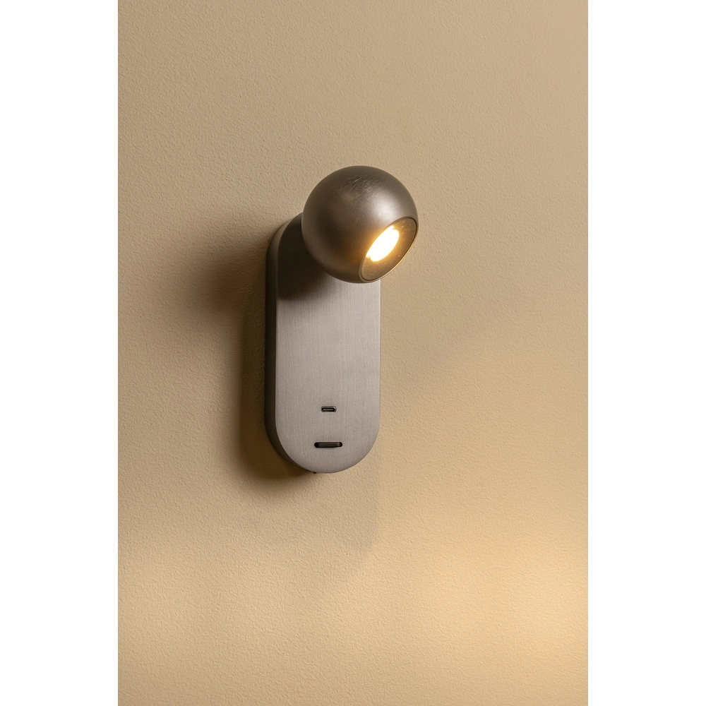 Wandlampenbirne Montana Design Grey Premium by Lucide 5411212680129