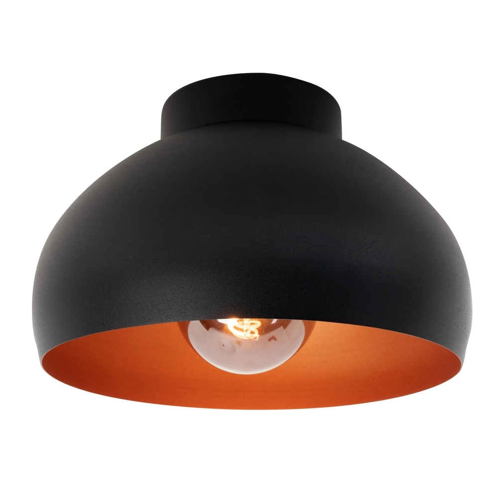 Schwarz mit kupferfarbener Deckenlampe Mogano 2 Ø 17,5 cm