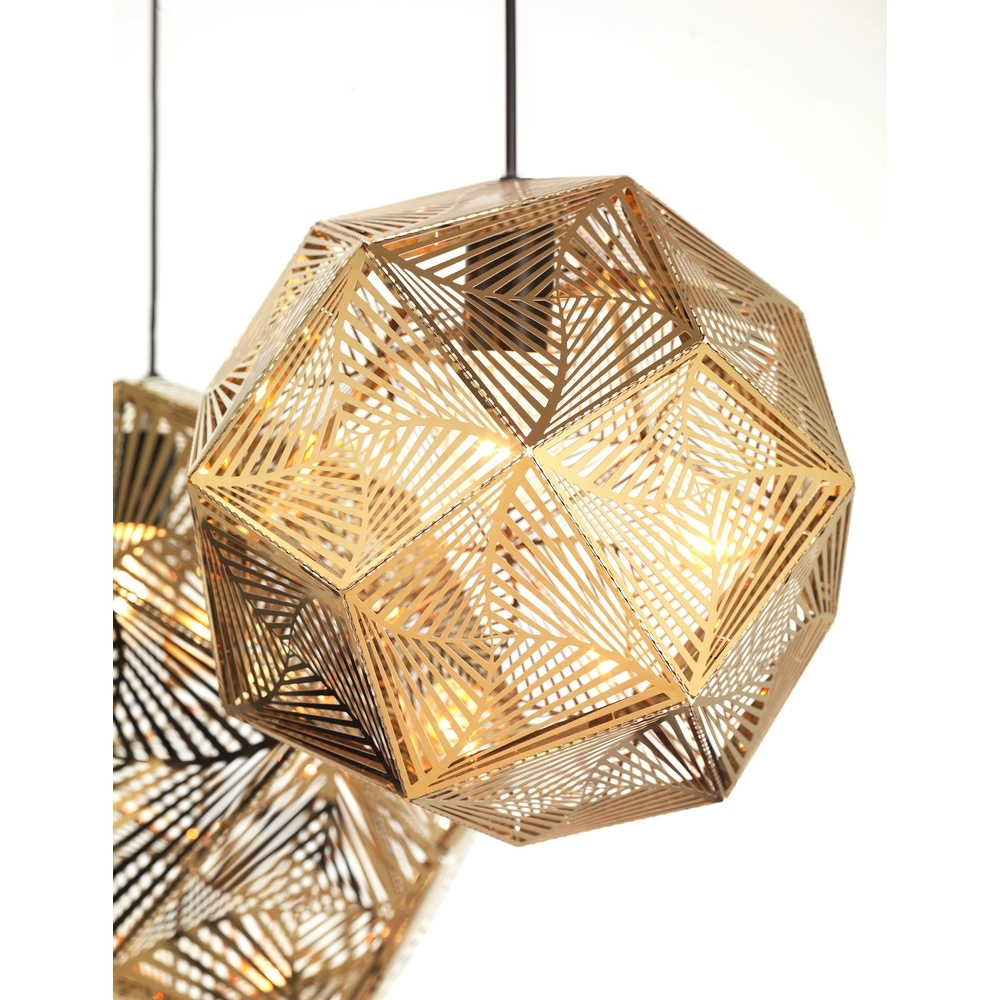 Design-Pendelleuchte Foggia Ø 32cm gold Lyora 5212017412836