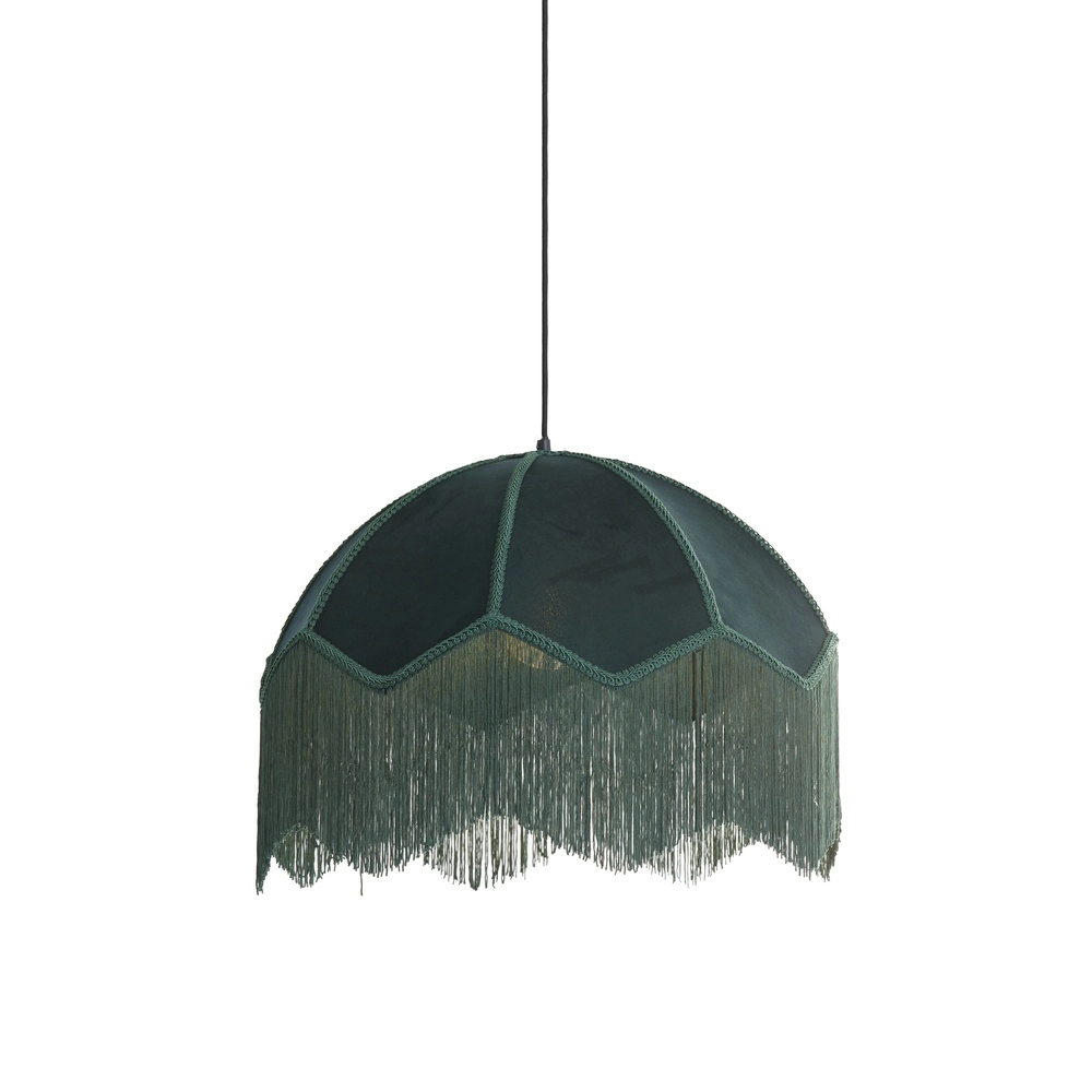 Pendellampe Malacia Ø 50cm – Samtgrün Light & Living 8717807759285