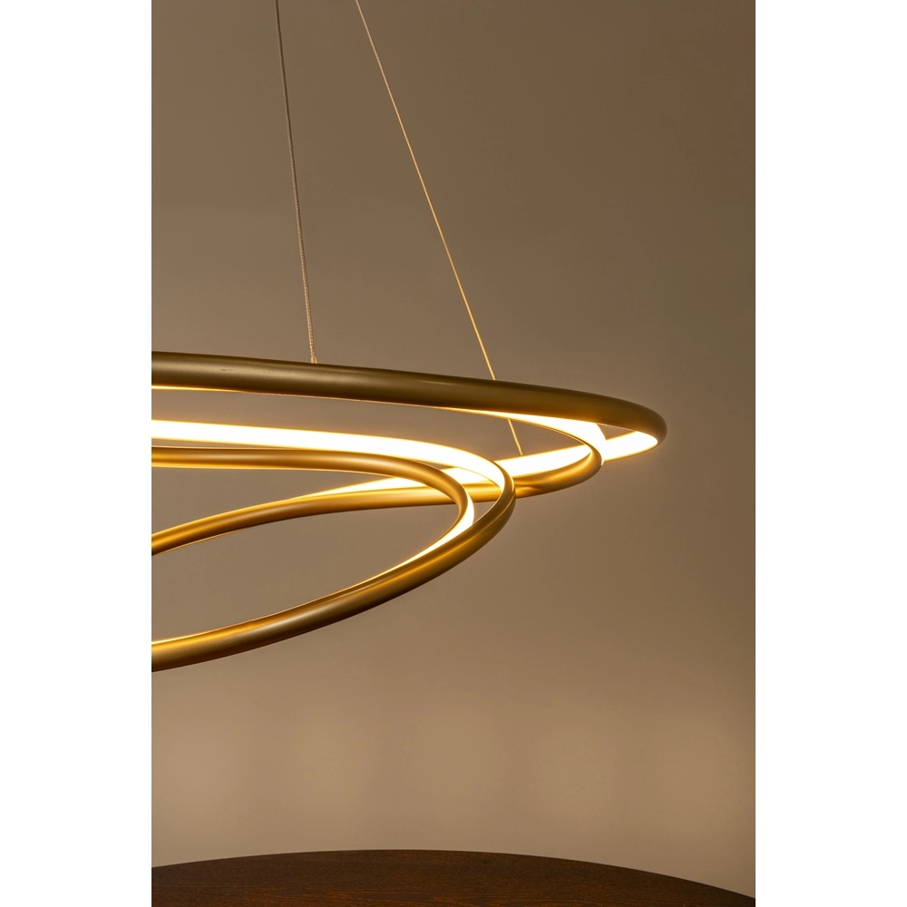 Design-Pendellampe Sardana Ø 80 cm golden Premium by Lucide 5411212520890
