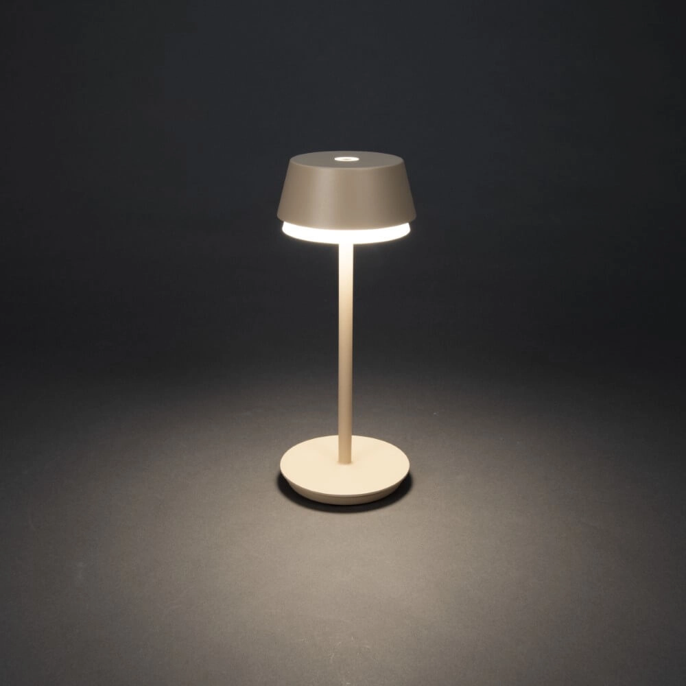 Table lamp Lyon sand color with RGB function KonstSmide 7318307830330