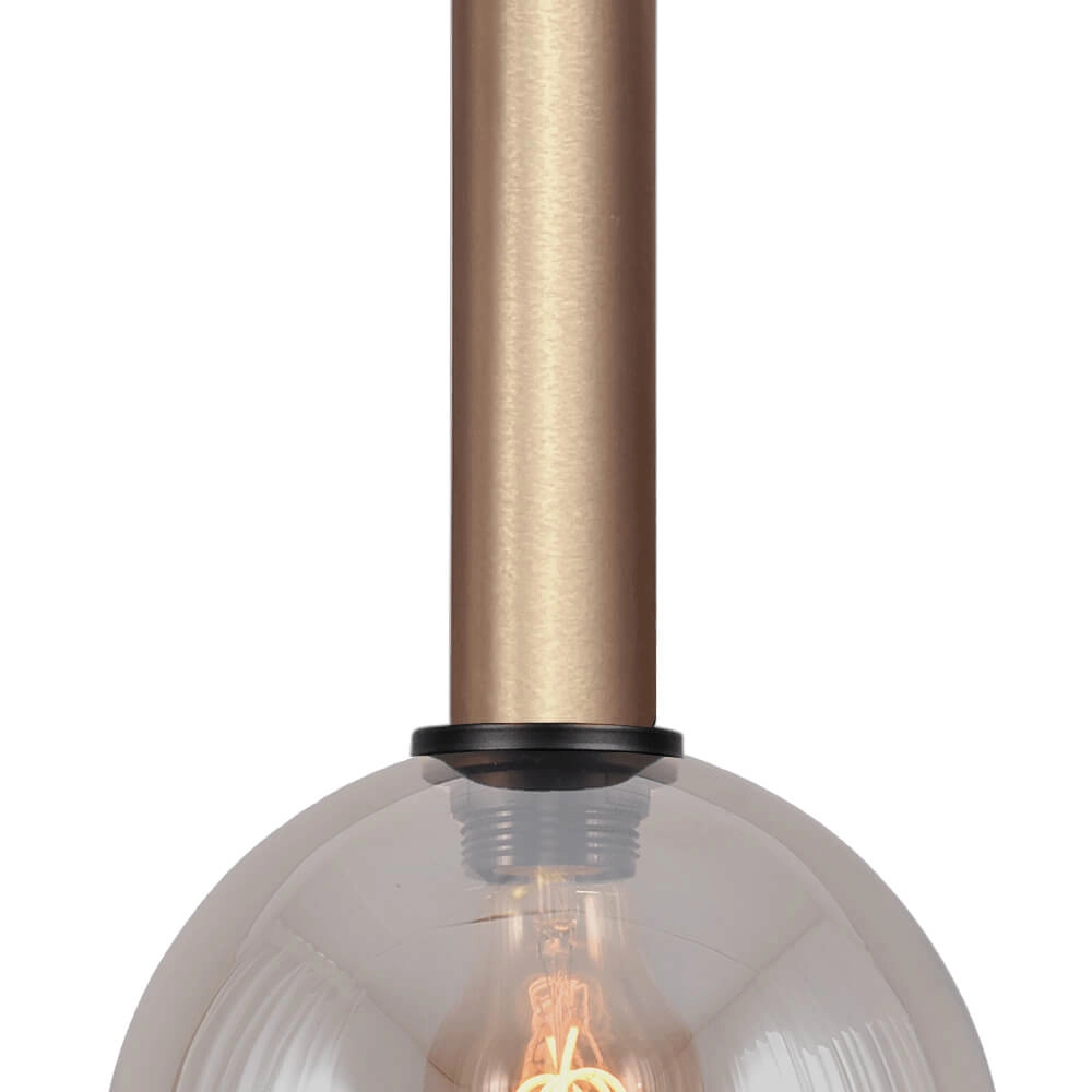 Hängelampe Ø 20cm Bella 2 Messinggold mit Goldglas Masterlight 8718121333922
