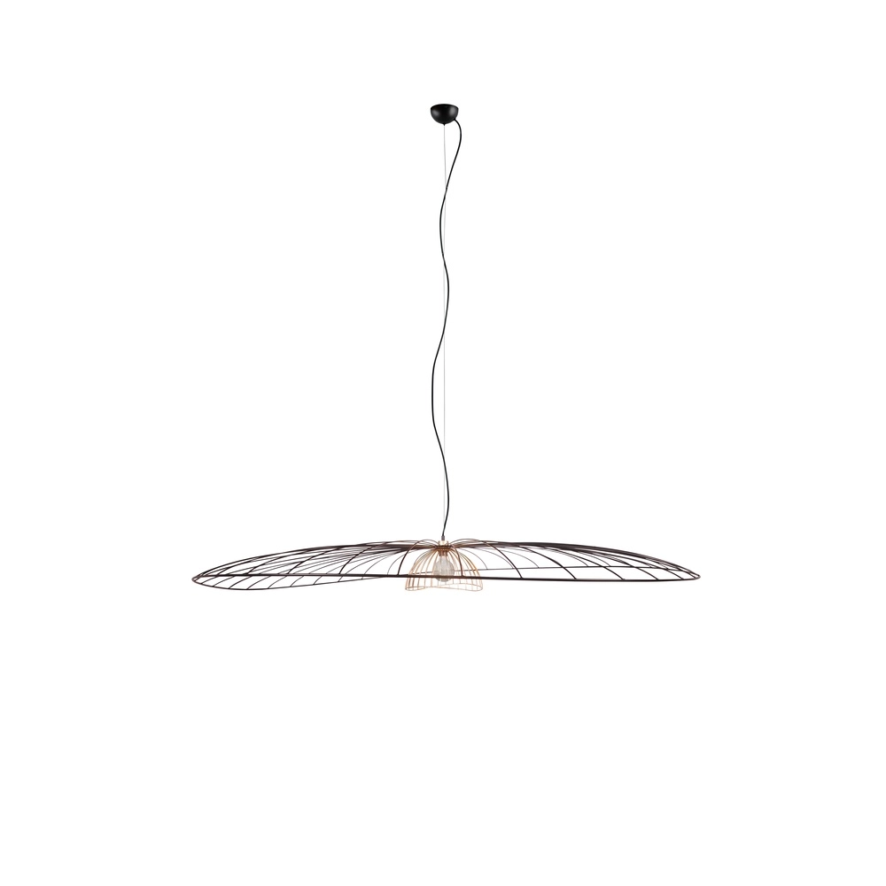 Pendellampe Lauris Ø 200cm schwarz Trio 4017807678086