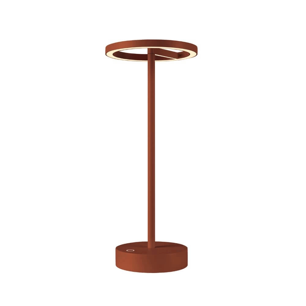 Tischlampe für den Außenbereich Vinolina One Rost - wiederaufladbar