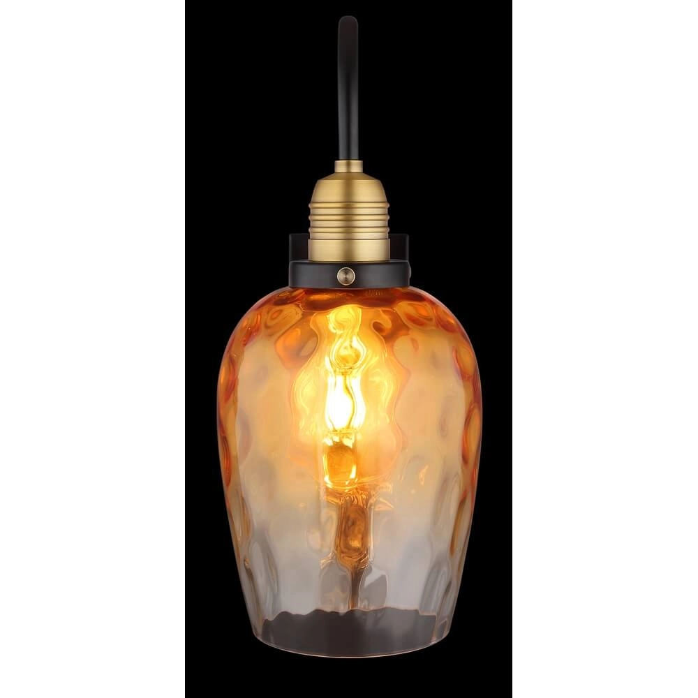 Wandleuchte Salvy Braunglas-Wabe Globo 9007371451609