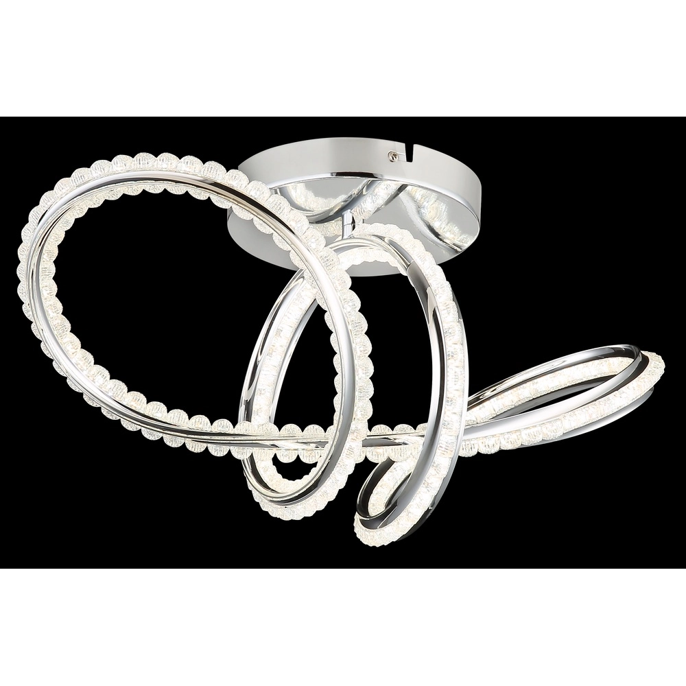 Moderne Deckenlampe Evangeline Chrom Globo 9007371586202