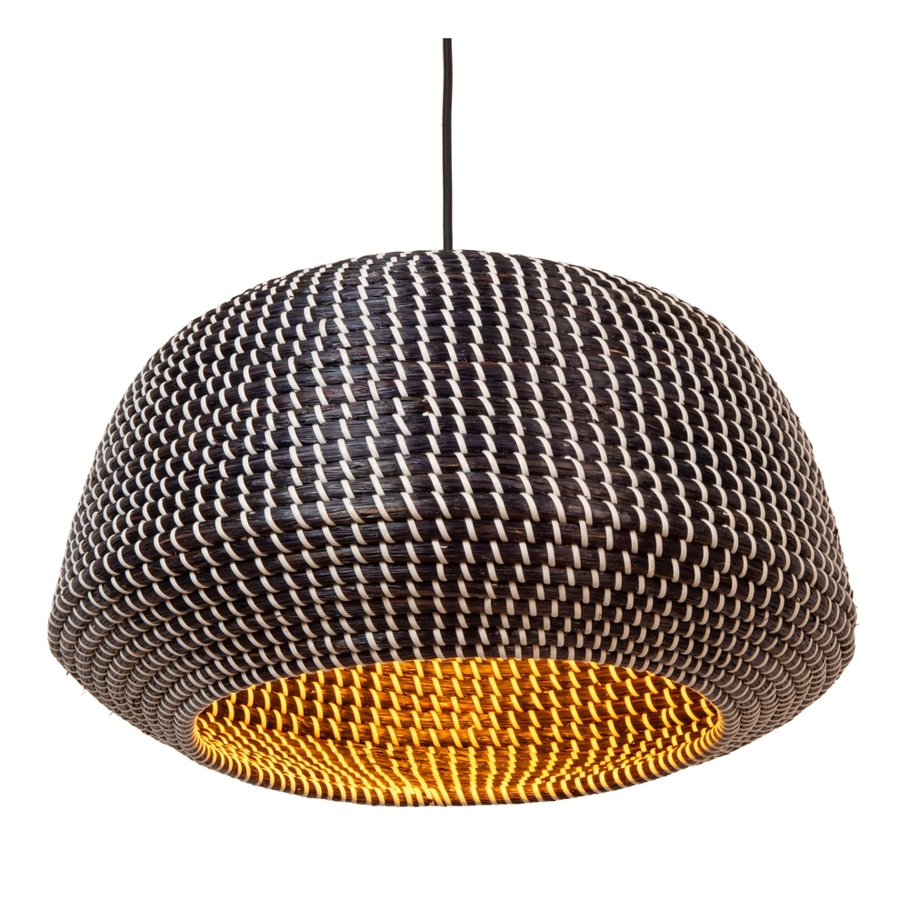 Seegras-Pendellampe Maduka Ø 47cm – schwarz Premium by Lucide 5411212106056