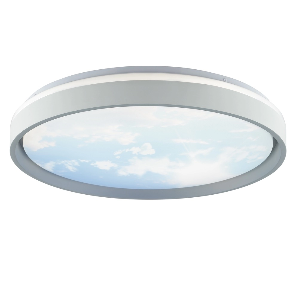 Deckenlicht Sky-Dream Weiß mit grauem Ø 48,5 cm Brilliant 4004353473999