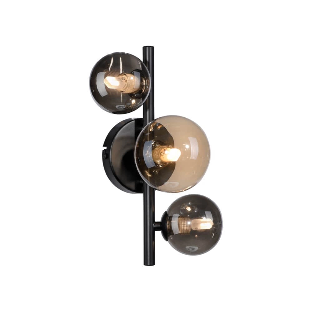 Schwarze Wandlampe Popsicle 3-flammig Paul Neuhaus 4012248375501