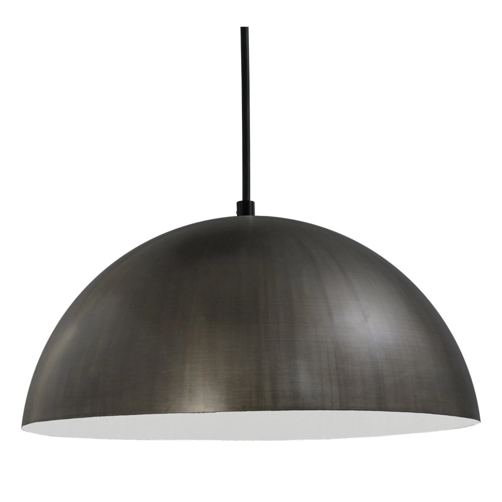 Pendelleuchte Industria Gunmetal 30 weiß