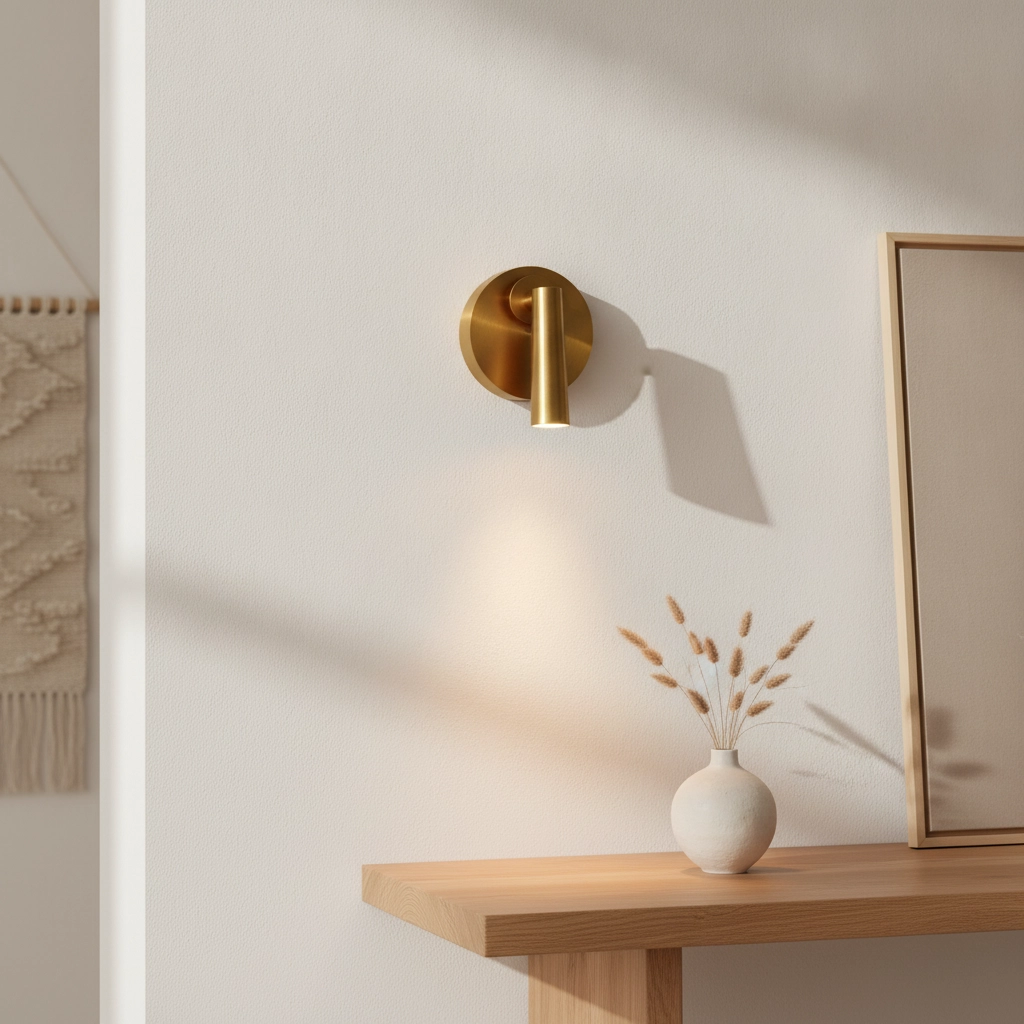 Nachttischlampe Tico Gold