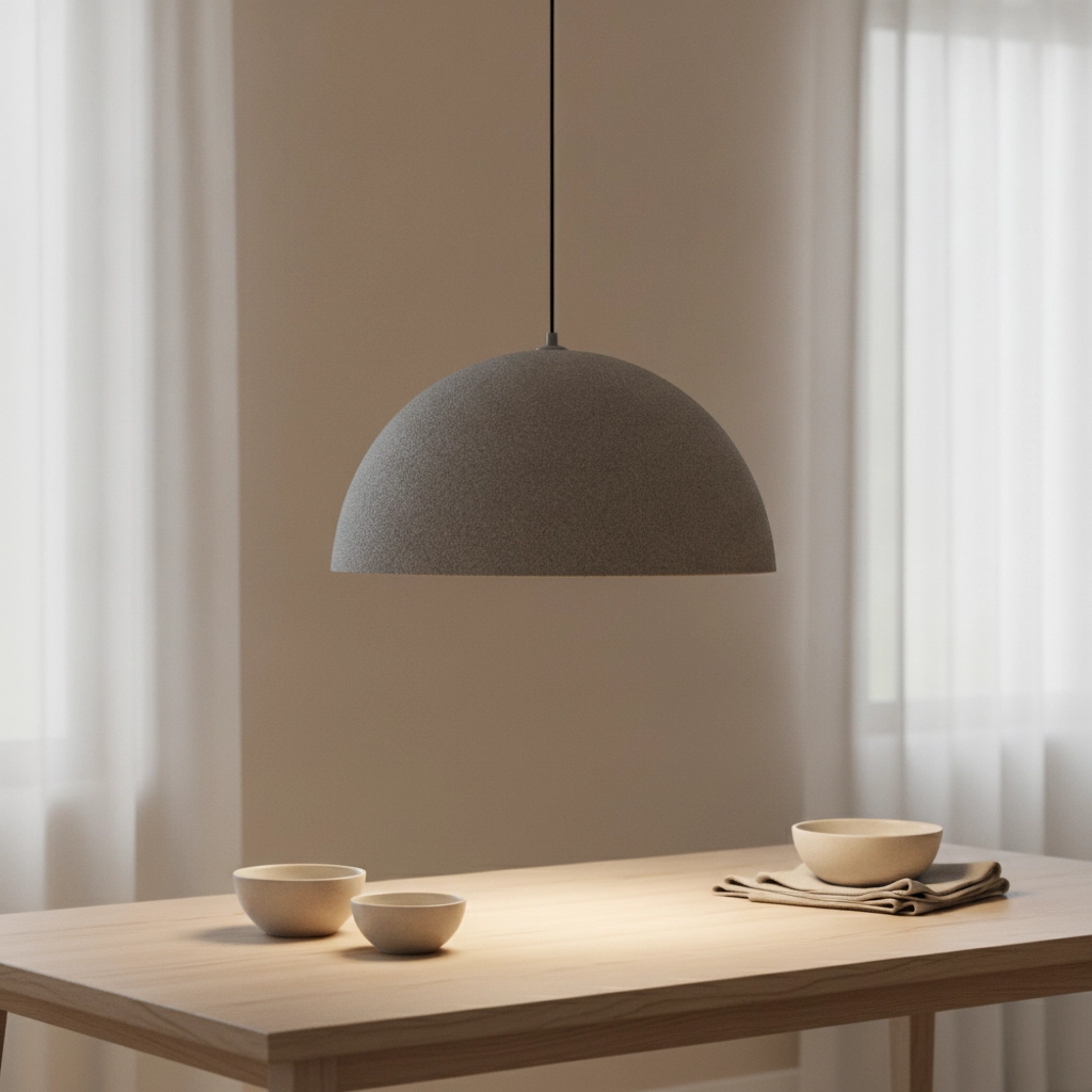 Pendelleuchte Starla grau Ø 60cm