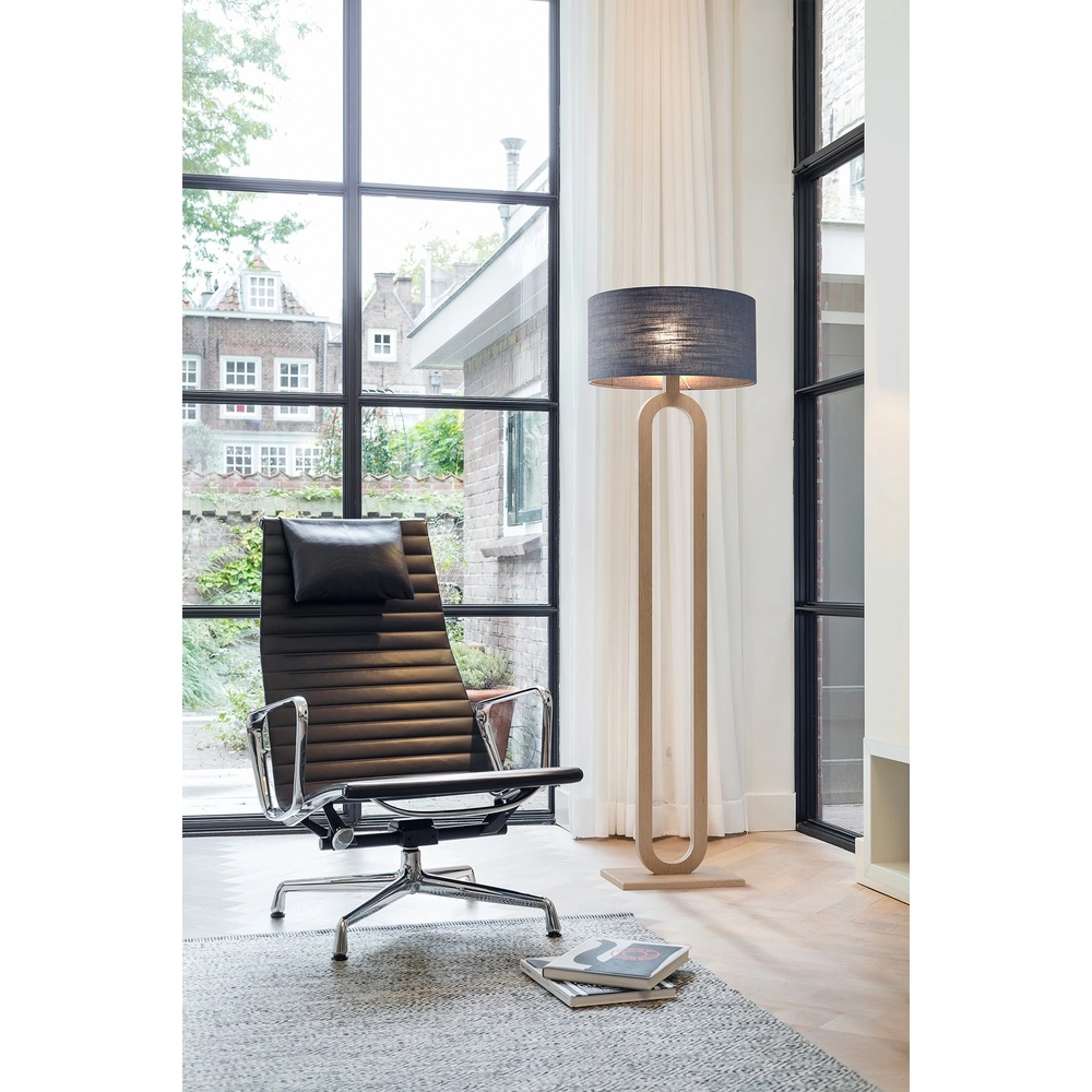 Stehlampe Sino Loop Leichtes Holz Masterlight