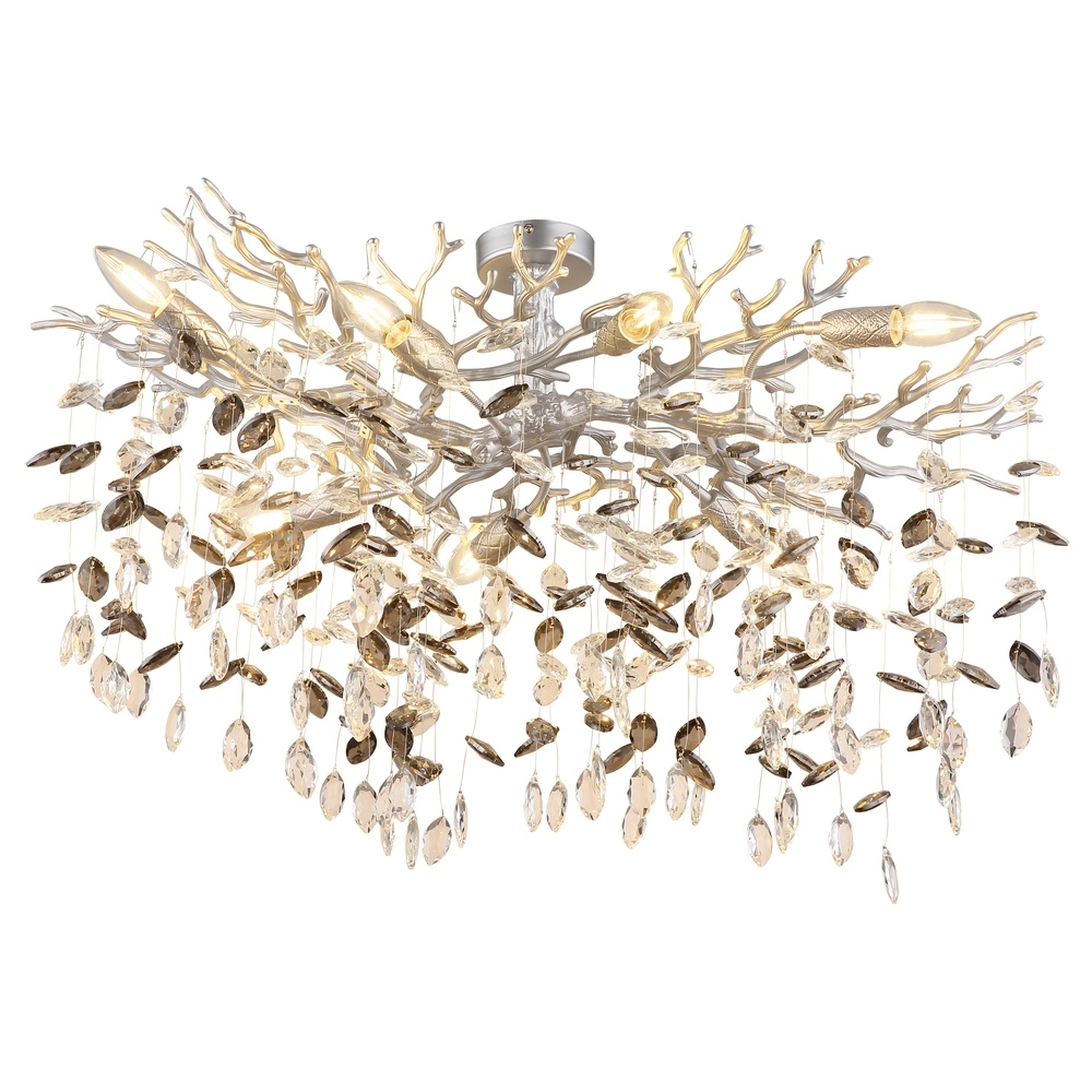 Deckenlampe Queena Silbergrau Globo 9007371533657