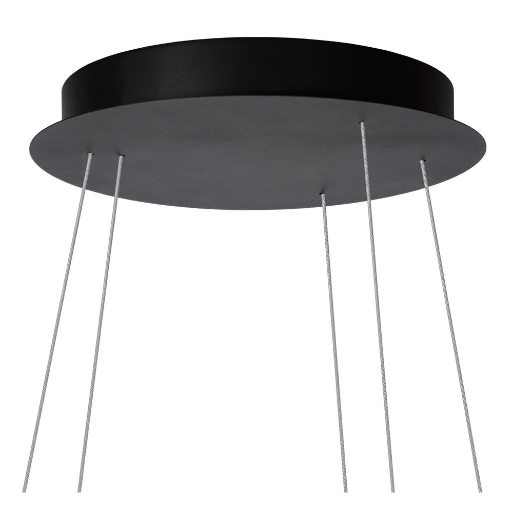 Moderne Pendellampe Triniti dimmbares Schwarz Lucide 5411212460714