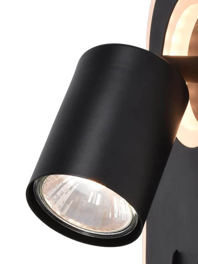 LED-Wandstrahler Kimon Schwarz Brilliant 4004353396779