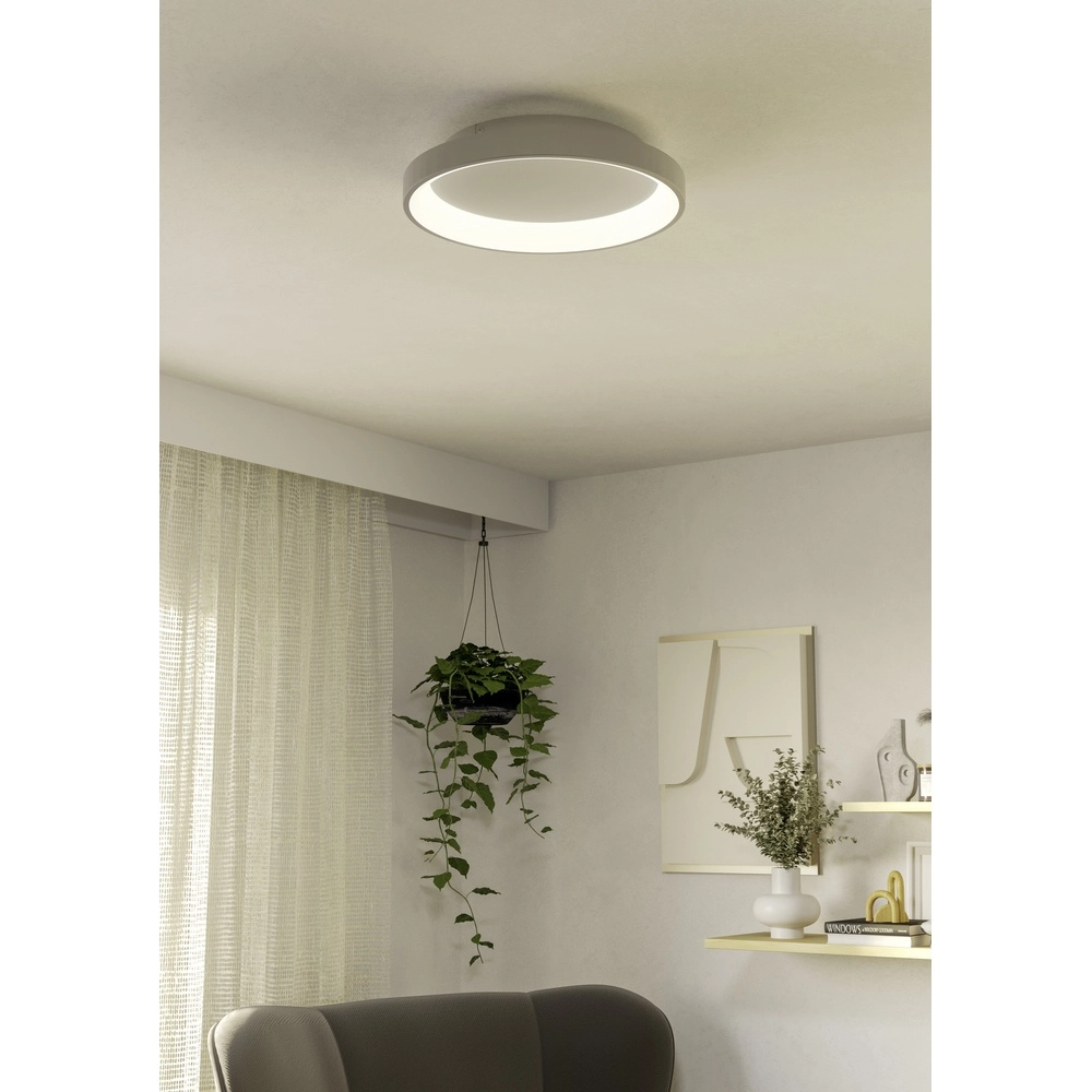 Elegante LED-Deckenlampe Loretello Ø 35cm – weiß Eglo 9008606316403