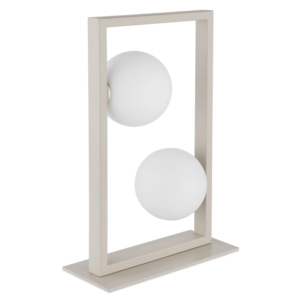 Moderne Tischlampe Nanda Sandbraun Globo 9007371567041