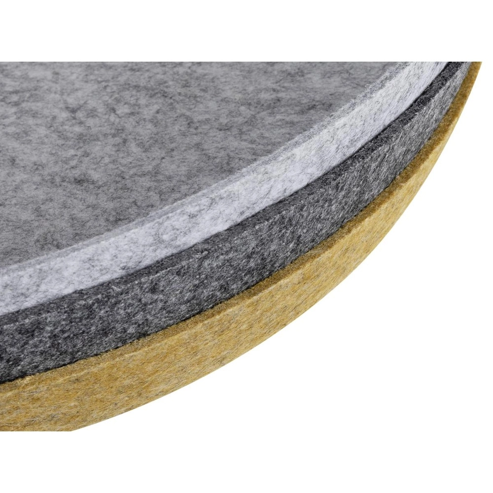 Kapuze aus Filz Grip! Flat Ø 50 x 6,2cm ockergelb SLV 4024163316194