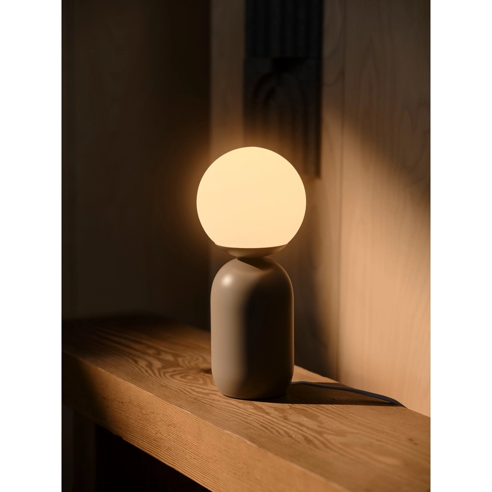 Dänische Tischlampe Notti  Hellbraun Nordlux 5704924026935