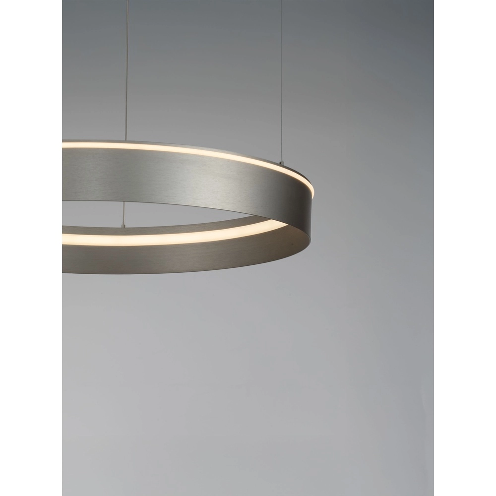 Moderne Pendellampe Olivia nickel Ø 78 cm