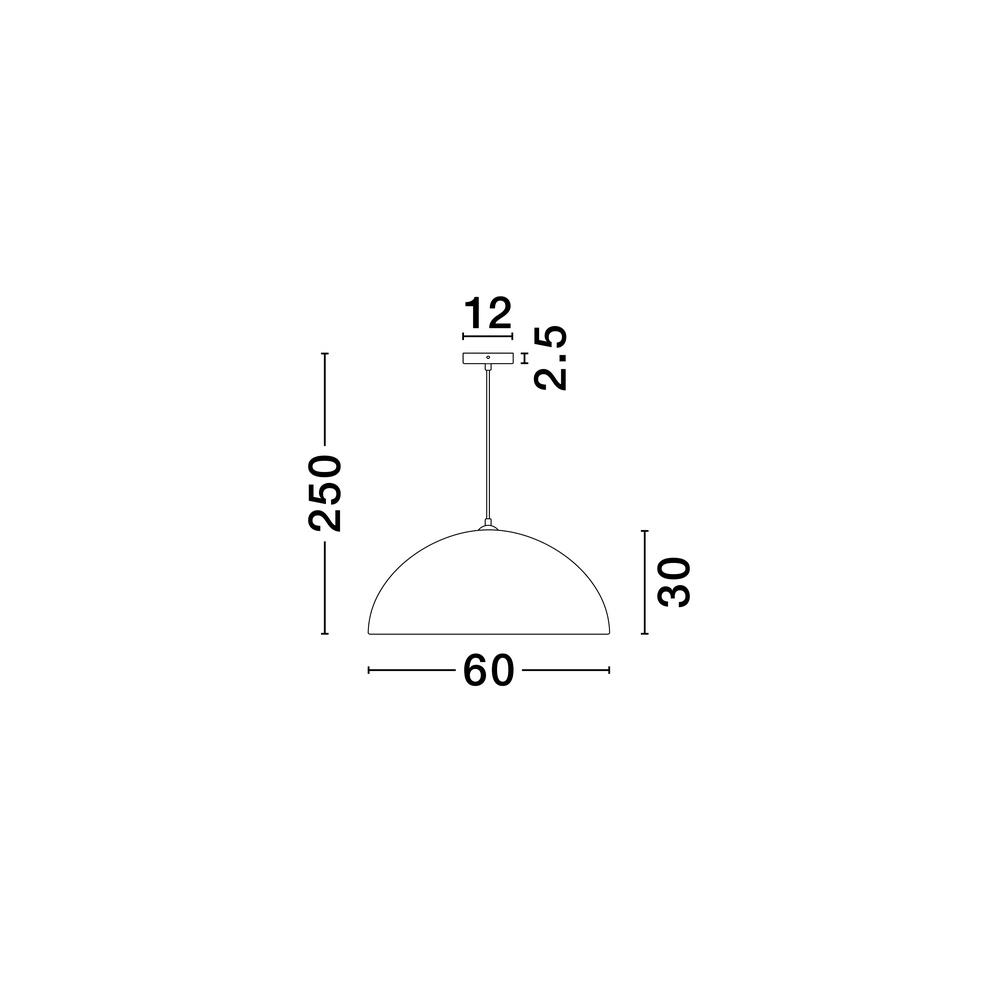 Pendelleuchte Starla weiß Ø 60cm Lyora 5212017460844