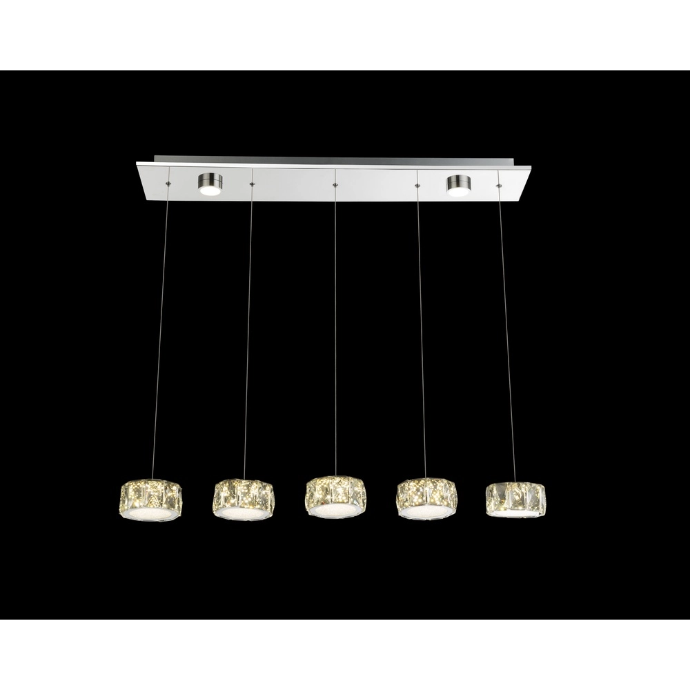 4-Licht Pendellampe Amur Chrom Globo 9007371342068