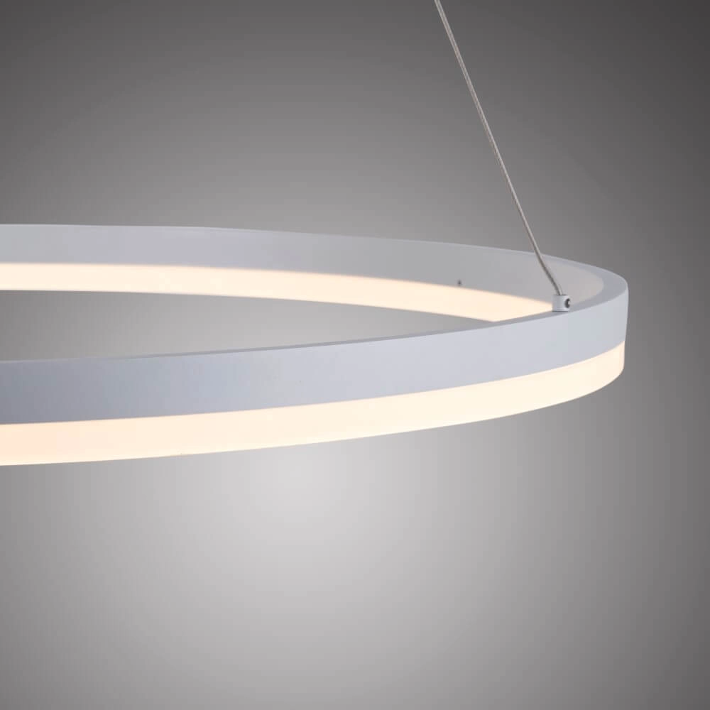 Moderne Hängelampe Titus Ø 80cm weiß Paul Neuhaus 4012248365373