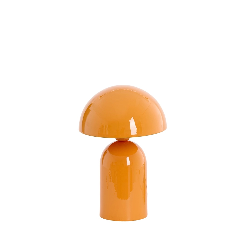 Pilztischlampe Tolima Glanzorange - Ø 23 cm