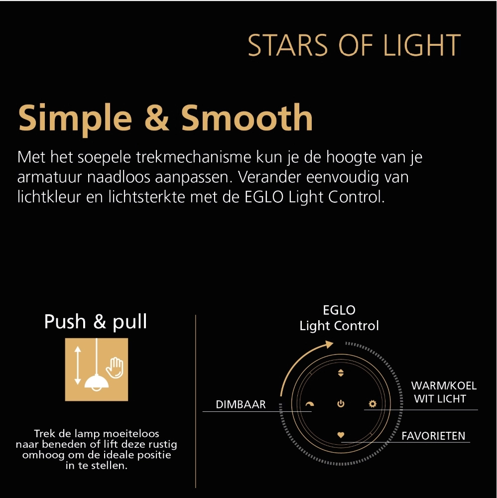 Design-Pendellampe Riaza weiße Ø 90 cm höheverstellbar Stars of Light 9008606357703