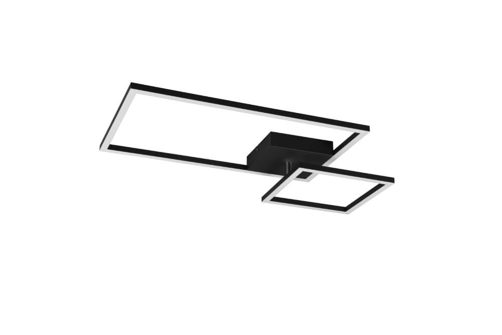 Schwarze Deckenlampe Padella LED Trio 4017807521832