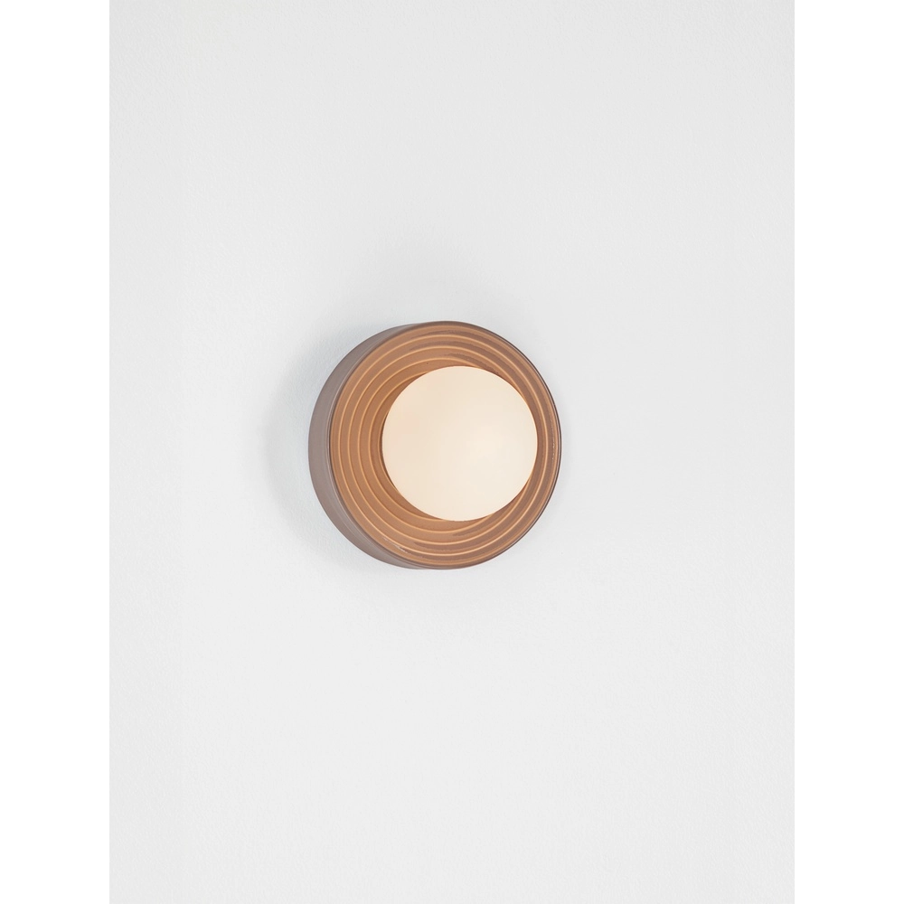 Wandleuchte Orbique mokkabraun Ø 16cm Lyora 5212017483911