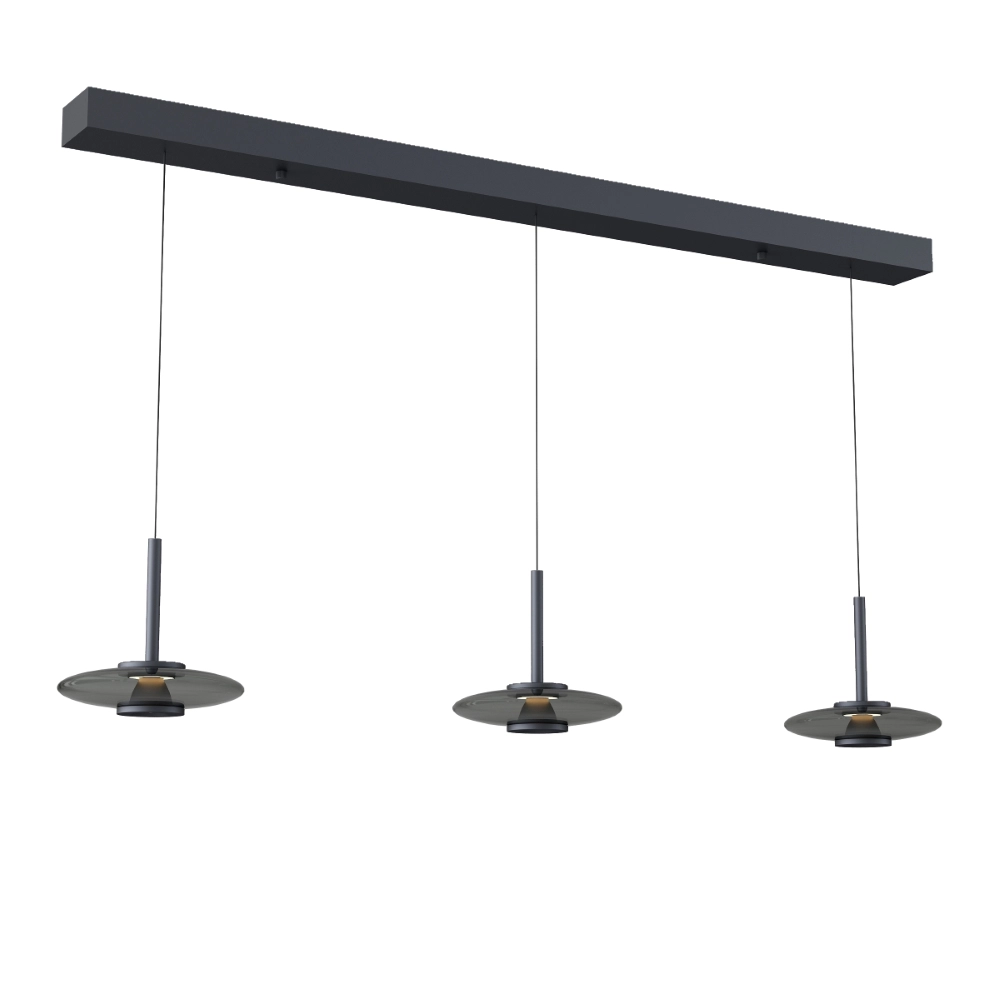 LED-Iesszimmer-Pendellicht Madison Schwarz