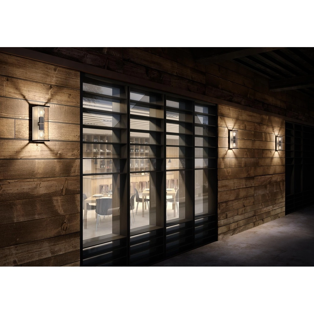 Elegante Wandlampe Claire Doppel-Anthrazit Lucide 5411212271495