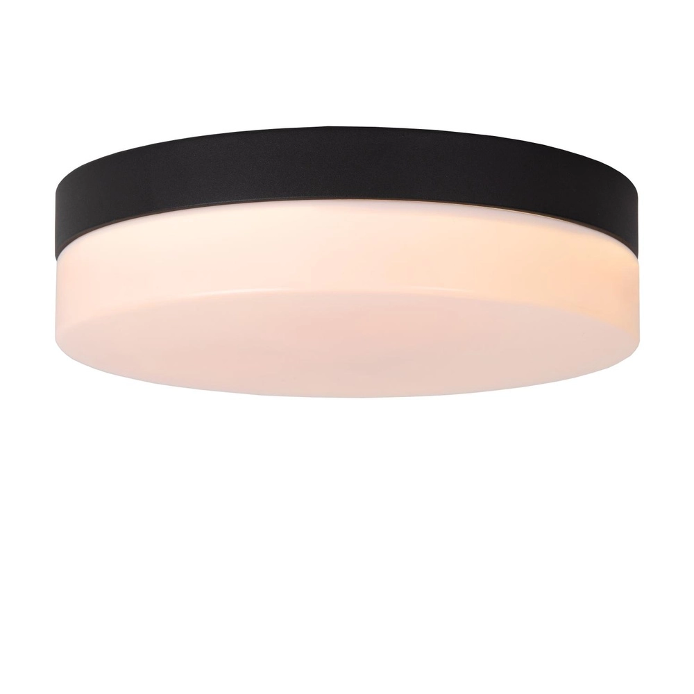 Deckenlicht Biskit Ø 23cm - IP44 schwarz Lucide 5411212792136