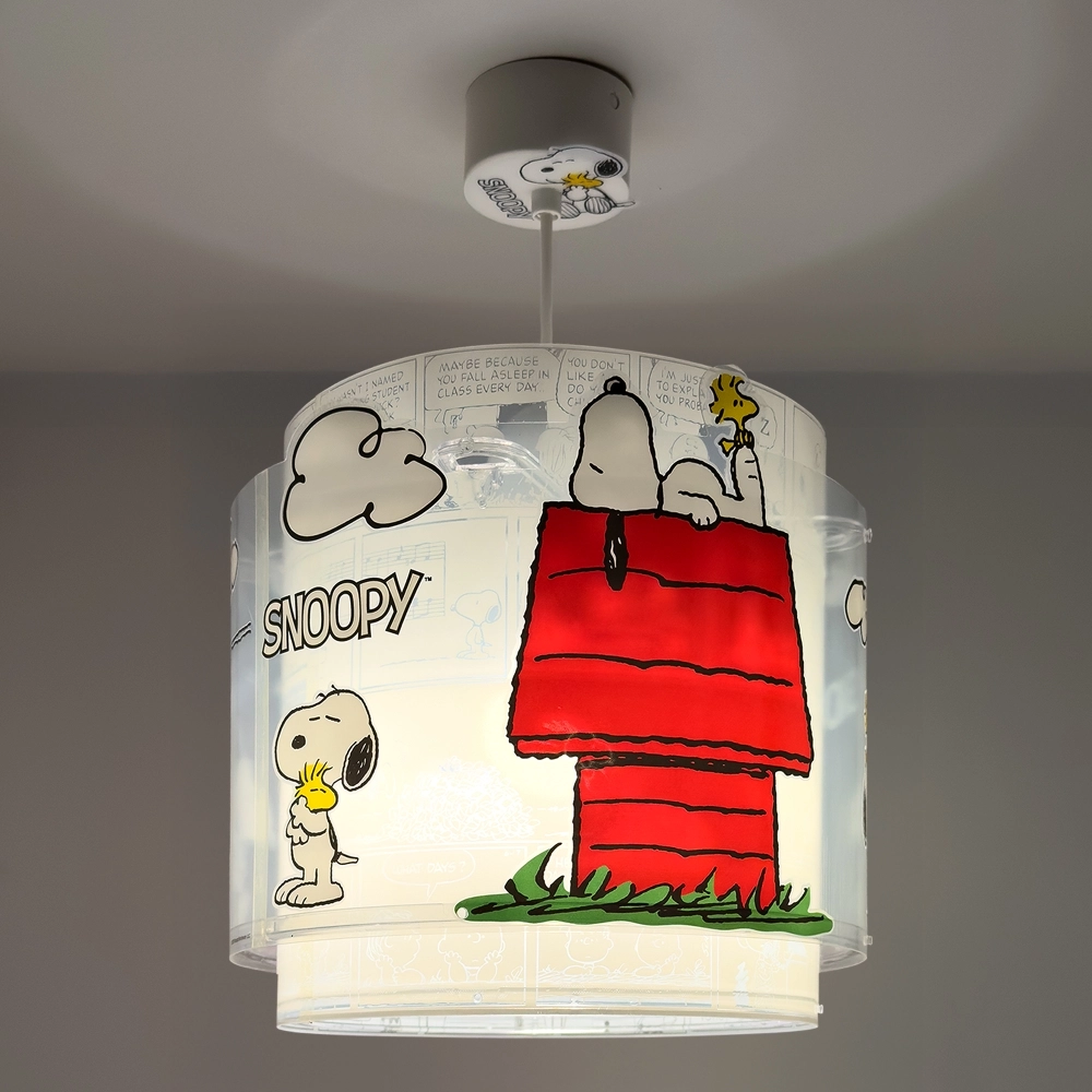 Pendelleuchte Snoopy weiß mit rot Dalber 8420406763026