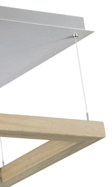 LED-Deckenleuchte Leonora aus Holz - Eiche natur HerzBlut 4021273026425