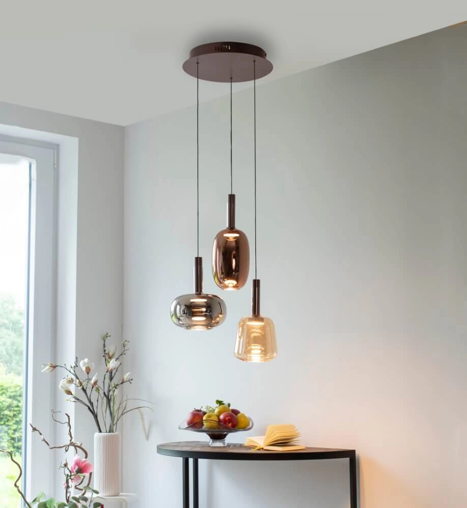 Fröhliche Hängelampe Irides 3-flammig rund Paul Neuhaus 4012248385845