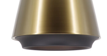 Hängelampe Santiago Ø 35 cm bronze mit schwarz Artdelight 8719831734955
