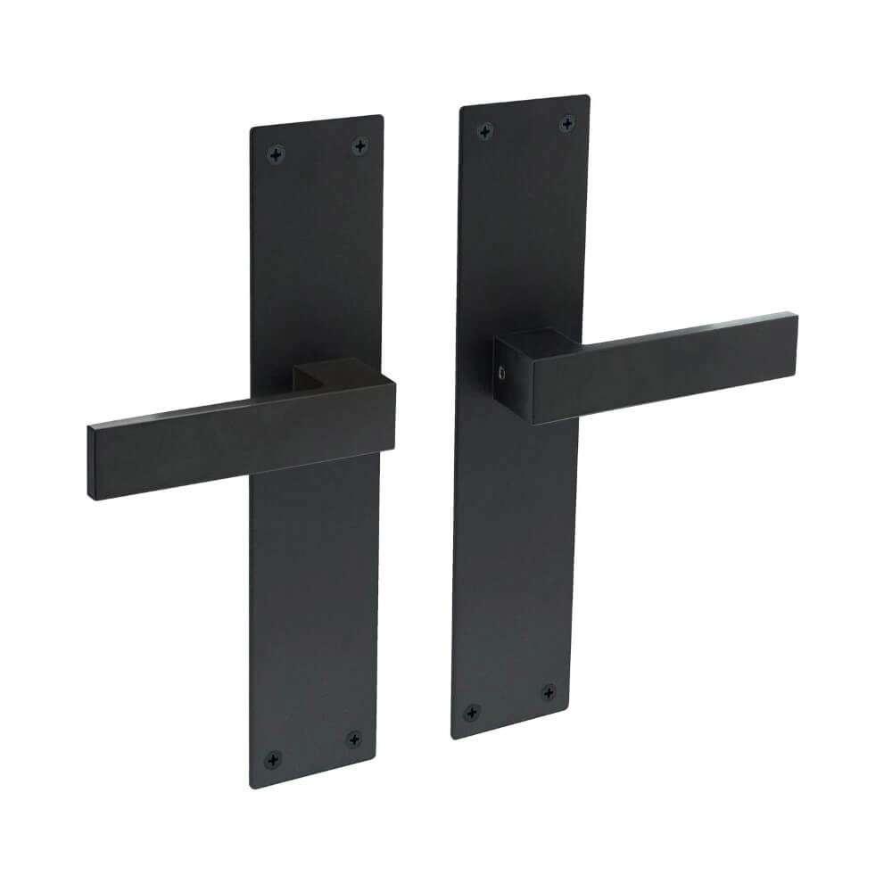 Moderner Türgriff Amsterdam Jalousie schwarz Intersteel 8714186489505