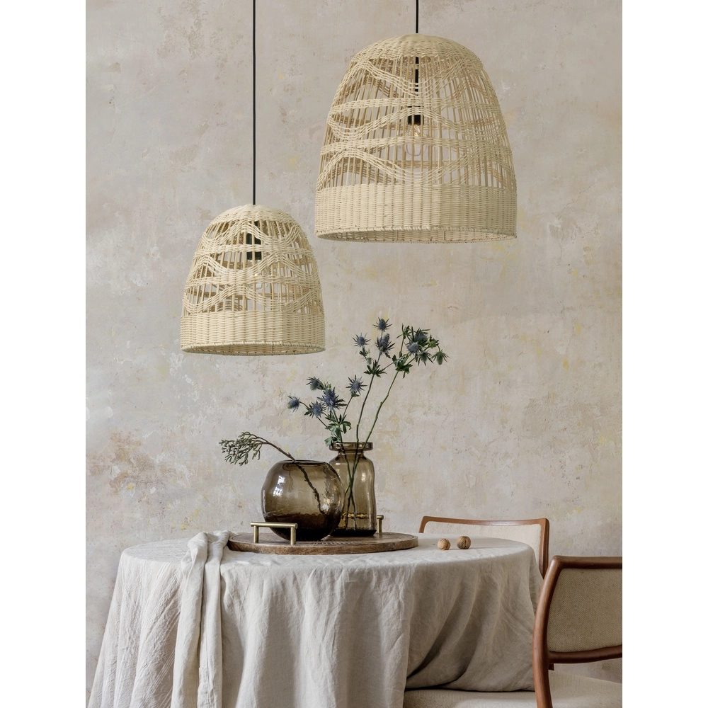 Rattan Pendelleuchte Marlo Ø 46cm Lyora 5212017438836
