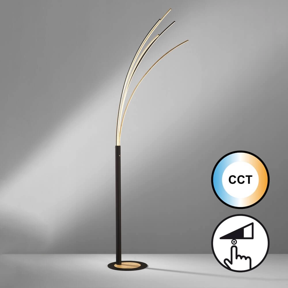 Design-Bogenlampe Ellmau Schwarz Fischer & Honsel 4003694404686
