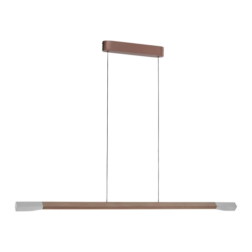 Design-Hängelampe Hoop braun