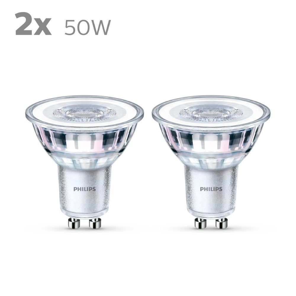 4,6W - GU10 - 2700K - 355 lumen 2er-Set Philips 8718699774271