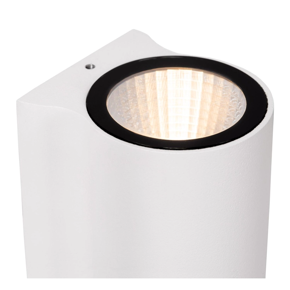 Design-Wandlampe Akra Unten weißes IP54 Lucide 5411212334039