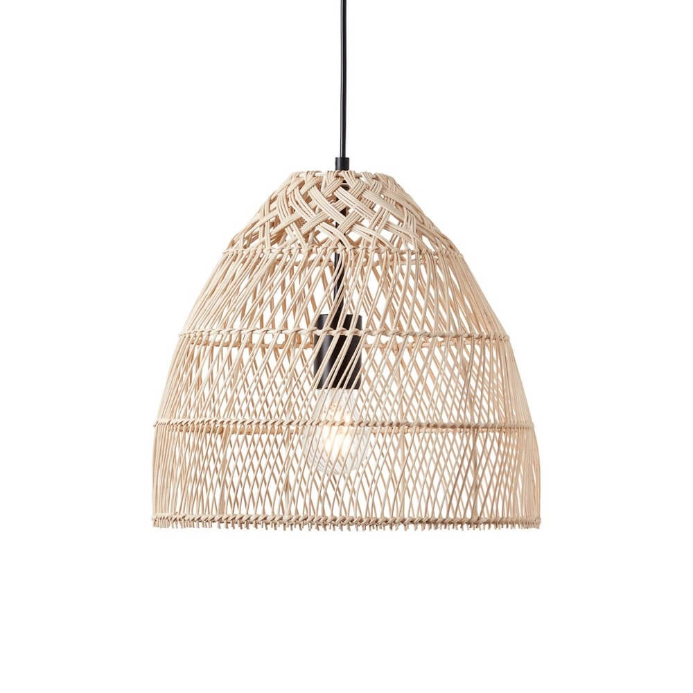 Hängelampe aus Rattan Minster Ø 35cm Brilliant 4004353396700