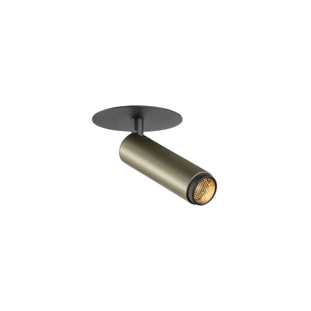 Einbaustrahler Grip! S Bronze mit Schwarz 2700K