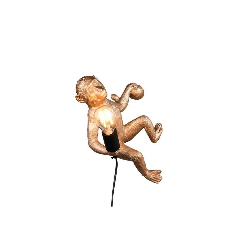 Wandleuchte Louy Affe Gold Trio 4017807667967