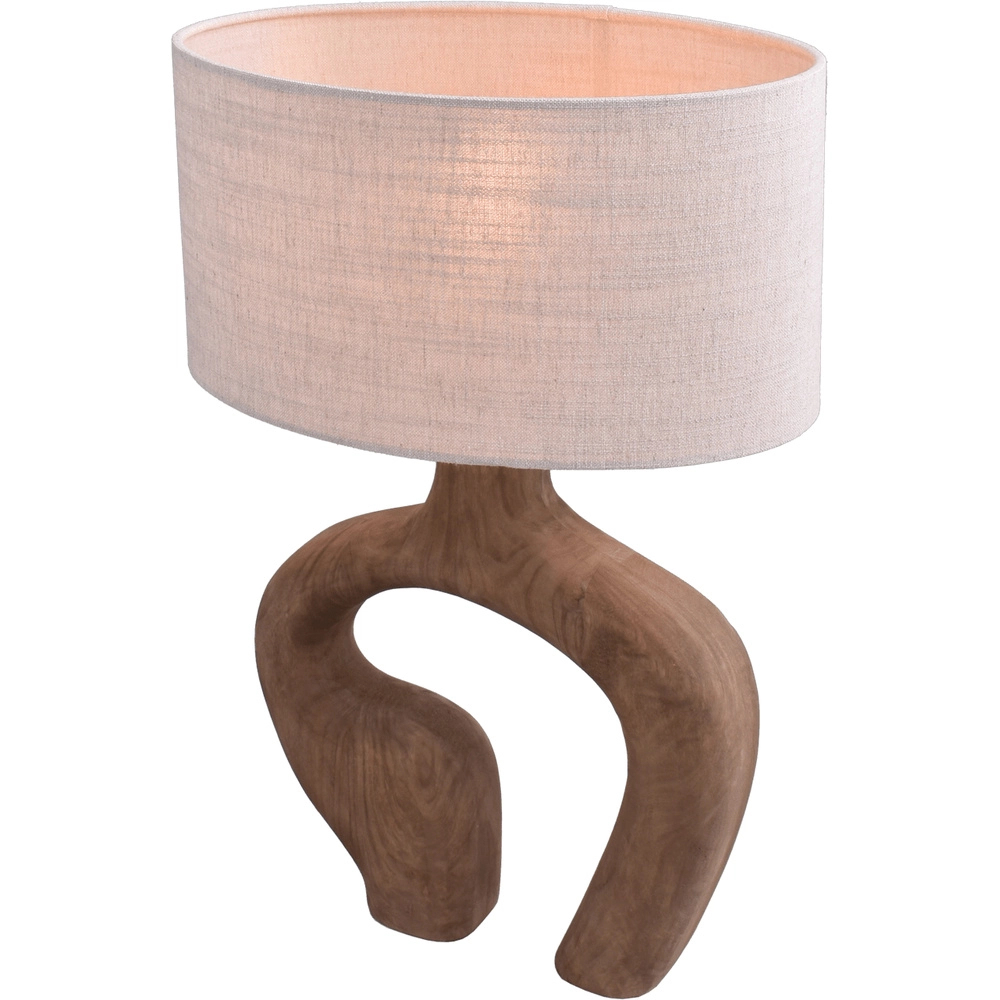 Japandi-Tischlampe Woodie 40 cm – Holz mit Naturholz Masterlight 8718121392738